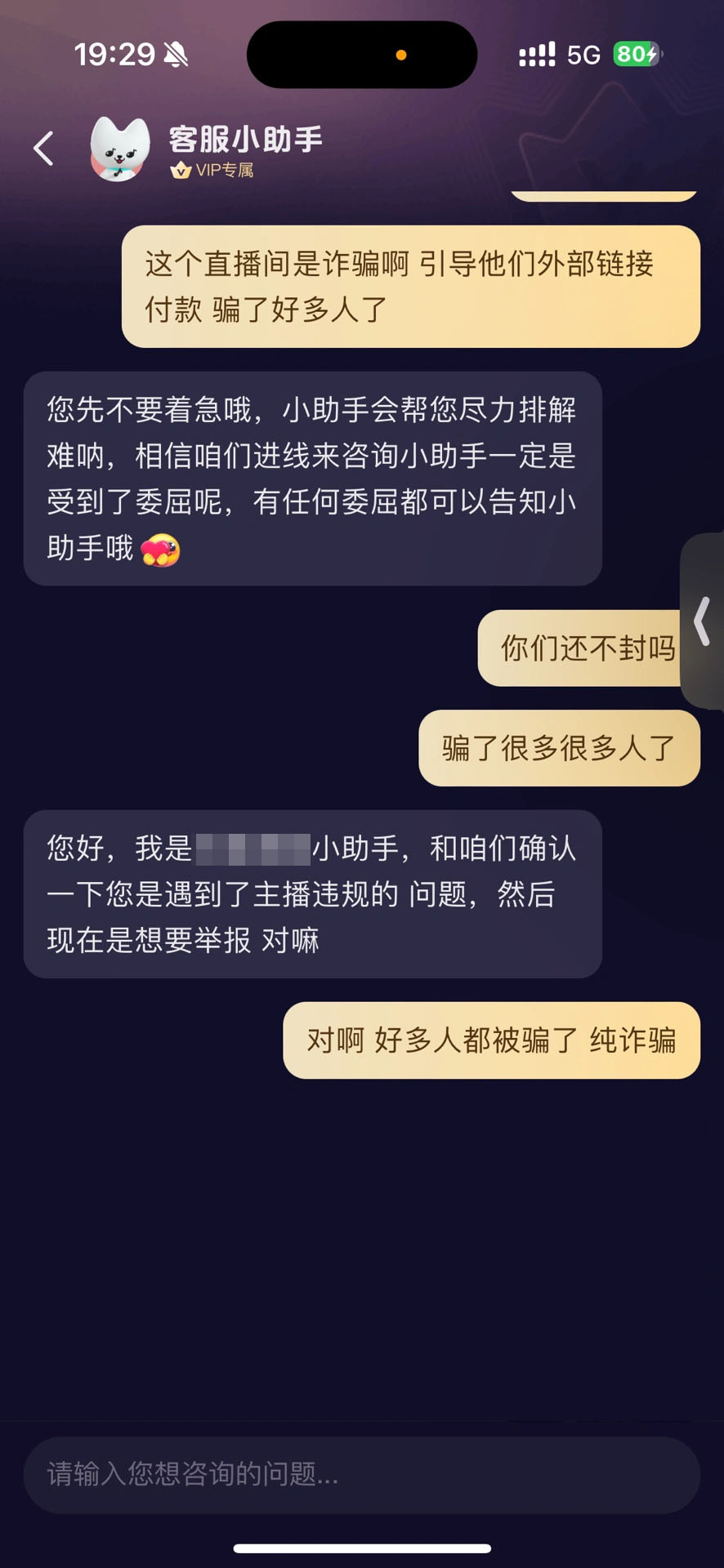 商家引导买家进行外部链接付费然后被骗（买家提供素材）.jpg